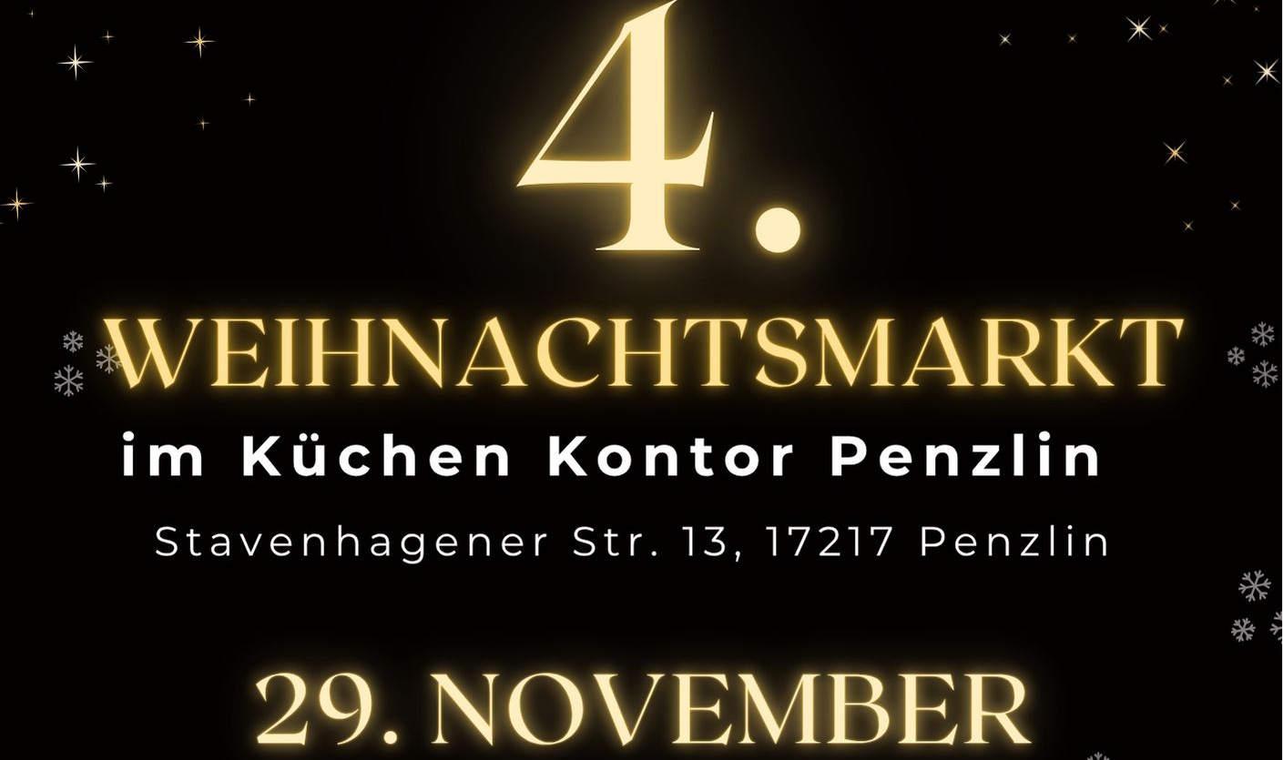 4. Weihnachtsmarkt im Küchen Kontor Penzlin 4. Weihnachtsmarkt im Küchen Kontor Penzlin